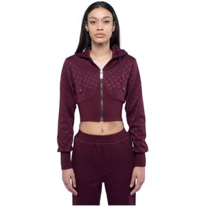 Richmond, Dames, Sweatshirts & Hoodies, Rood, Maat: S Katoen,