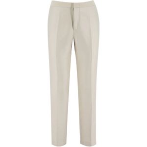 Fabiana Filippi, Dames, Broeken, Grijs, Maat: S Katoen,