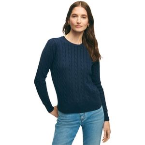 Brooks Brothers, Dames, Truien, Blauw, Maat: S Katoen,