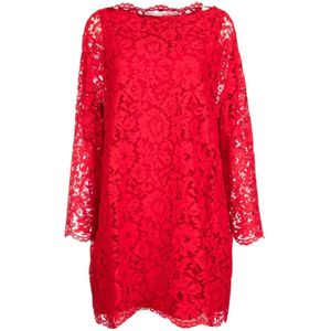 Valentino, Dames, Jurken, Rood, Maat: XS