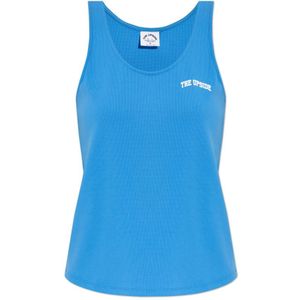 The Upside, Dames, Tops, Blauw, Maat: S Polyamide,