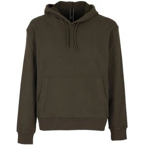 Hogan, Heren, Sweatshirts & Hoodies, Groen, Maat: M Katoen,