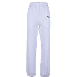 Chiara Ferragni Collection, Dames, Broeken, Wit, Maat: S Katoen,