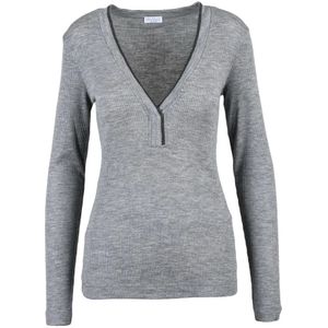 Brunello Cucinelli, Dames, Truien, Grijs, Maat: L