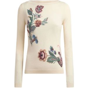 Etro, Dames, Truien, Beige, Maat: M