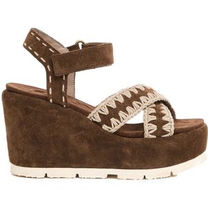 Mou, Dames, Schoenen, Bruin, Maat: 40 EU Suède,