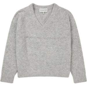 Munthe, Dames, Truien, Grijs, Maat: M Nylon,