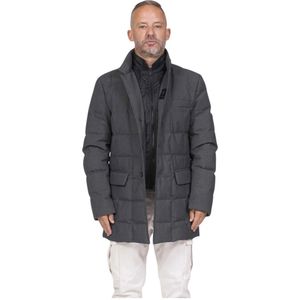 Fay, Heren, Mantels, Grijs, Maat: L Tweed,