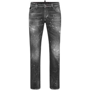 Philipp Plein, Heren, Jeans, Grijs, Maat: W31 Katoen,