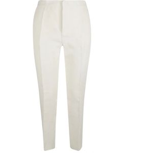 Fabiana Filippi, Dames, Broeken, Wit, Maat: S Linnen,