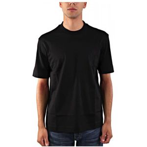 Emporio Armani, Heren, Tops, Zwart, Maat: L Jersey,