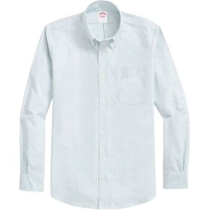 Brooks Brothers, Heren, Overhemden, Groen, Maat: S Katoen,