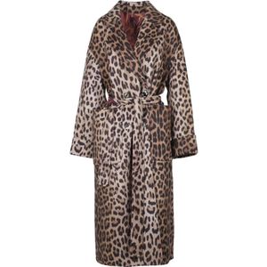 Maliparmi, Dames, Mantels, Veelkleurig, Maat: XS Leer,