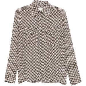 Xacus, Dames, Blouses & Shirts, Veelkleurig, Maat: L Viscose,