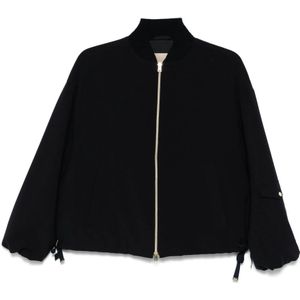 Herno, Dames, Jassen, Blauw, Maat: S Wol,