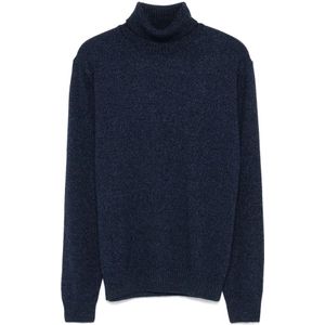 Barba, Heren, Truien, Blauw, Maat: 3XL Wol,