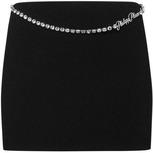 Philipp Plein, Dames, Rokken, Zwart, Maat: M Viscose,