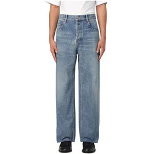 Saint Laurent, Heren, Jeans, Blauw, Maat: W36 Katoen,