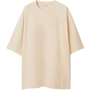 Burberry - T-shirt - Beige - Katoen