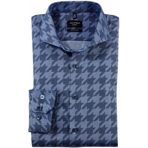 Olymp, Heren, Overhemden, Blauw, Maat: L