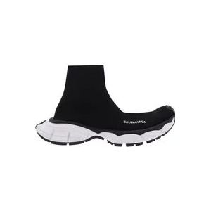 Balenciaga Heren 3Xl Sock Knit Zwart , Black , Heren , Maat: 43 EU