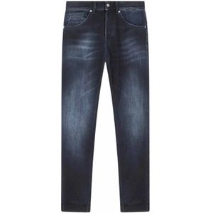 Dondup, Heren, Jeans, Blauw, Maat: W32 Katoen,
