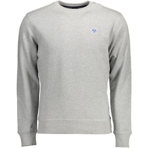 North Sails, Heren, Sweatshirts & Hoodies, Grijs, Maat: 2XL Katoen,