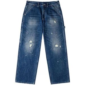 Evisu, Heren, Jeans, Blauw, Maat: M Denim,