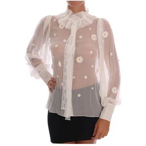 Dolce & Gabbana - Zijden Overhemd - Wit