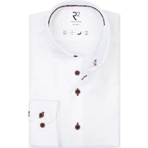 R2 Amsterdam, Heren, Overhemden, Wit, Maat: XL
