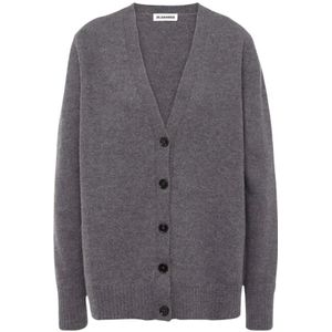 Jil Sander, Heren, Truien, Grijs, Maat: M Wol,