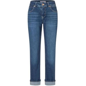 Jeans - Indigo Blue Washed - Four-Pocket Stijl - Normale Taillehoogte