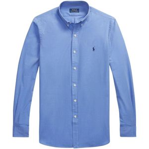 Ralph Lauren, Heren, Overhemden, Blauw, Maat: S Katoen,