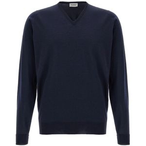 John Smedley, Heren, Truien, Blauw, Maat: L Wol,