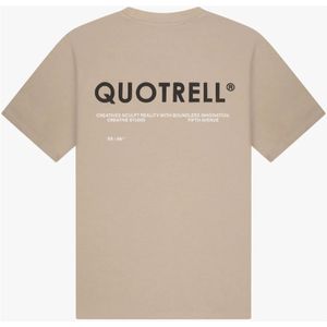 Quotrell, Heren, Tops, Beige, Maat: M Katoen,
