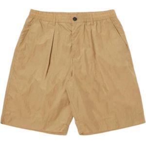 Universal Works, Heren, Korte broeken, Bruin, Maat: W28 Katoen,