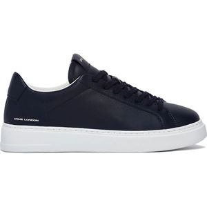 Crime London - Leren Sneaker - Blauw - Heren - Met Witte Details