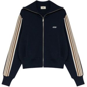 Autry, Dames, Sweatshirts & Hoodies, Blauw, Maat: M Katoen,