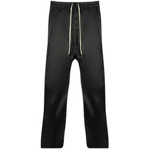 Rick Owens, Heren, Broeken, Zwart, Maat: 2XL Katoen,