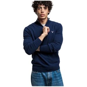 Gant, Heren, Truien, Blauw, Maat: XL Wol,