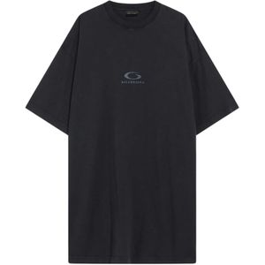 Balenciaga, Heren, Tops, Zwart, Maat: L