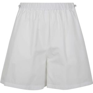 Max Mara, Dames, Korte broeken, Wit, Maat: M Katoen,