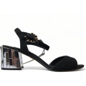 Dolce & Gabbana, Dames, Schoenen, Zwart, Maat: 35 EU Wol,