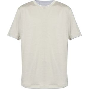 Eleventy, Heren, Tops, Grijs, Maat: S Katoen,