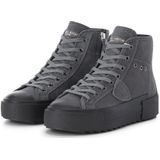 Philippe Model, Dames, Schoenen, Grijs, Maat: 37 EU Leer,