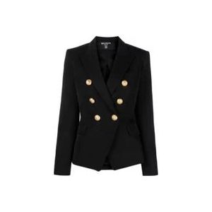 Balmain Stijlvolle Blazer voor Heren , Black , Dames , Maat: S