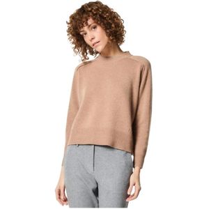Nenette, Dames, Truien, Bruin, Maat: M Wol,