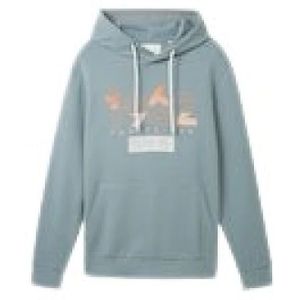 Tom Tailor, Heren, Sweatshirts & Hoodies, Blauw, Maat: L