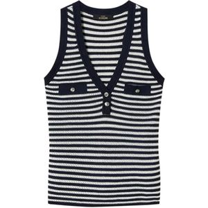 Actitude, Dames, Tops, Veelkleurig, Maat: L Katoen,