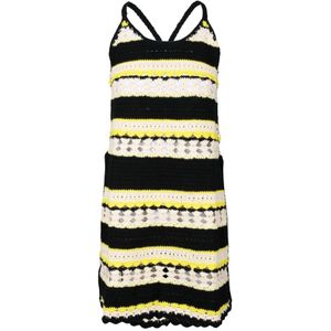 Ganni, Dames, Jurken, Veelkleurig, Maat: S Katoen,